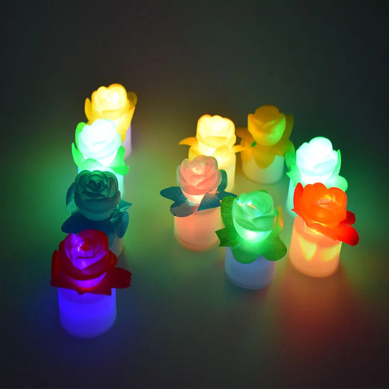 Changing Color Battery Operated Electric Flameless Decorative Mini Candle Light