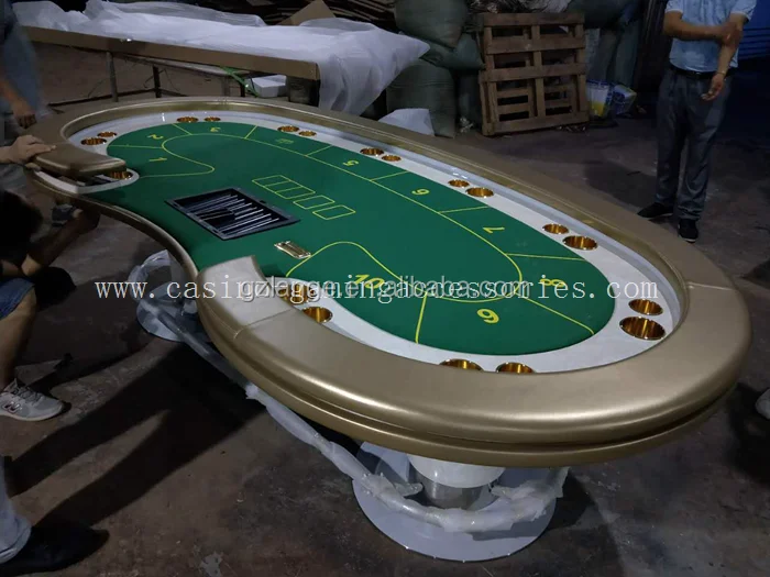 High End Heavy Duty Online Texas Poker Games Electronic Poker Table