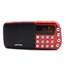easy carry red TF/USB/AUX FM radio CE certificate 18650 battery speaker for old people indoors