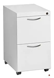 2 Drawer Steel Lateral Mobile File Cabinet, 36"W