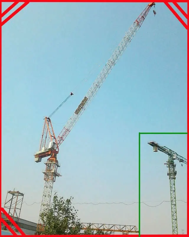 Shandong D120 6T Luffing Jib Tower Crane