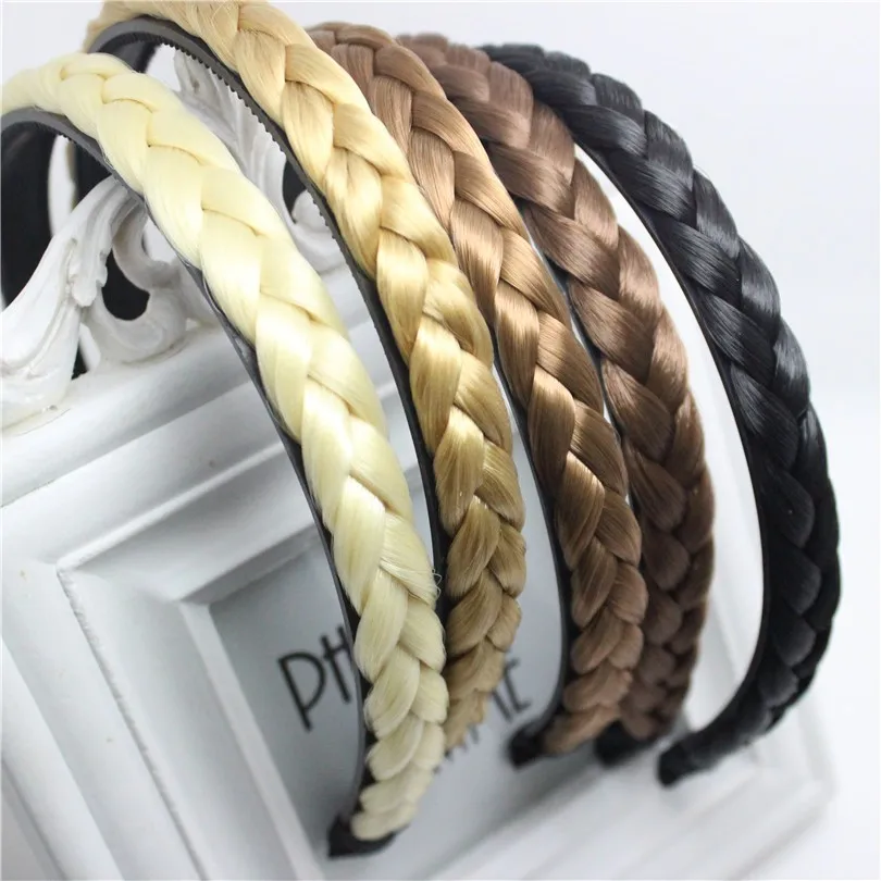Newest Design Fake Hair Braided Headband For Girl View Headband For Girl Glory Product Details From Yiwu Glory Garments Accessories Co Ltd On