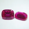 Red Millennium Cut Corundum Gemstone Premium Red Corundum Bare Stone for Inlay Ring