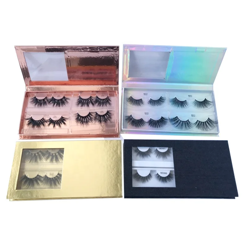 Fast Shipping Small Order Empty Magnetic Eye Lash Packaging