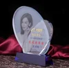 Free Shipping Glass Trophy With Blue Crystal Base For Mother's Day Gifts