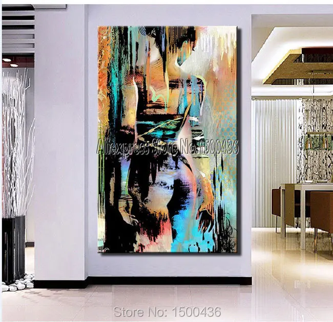 Handpainted Oil Painting On Canvas Modern Abstract Previous Next