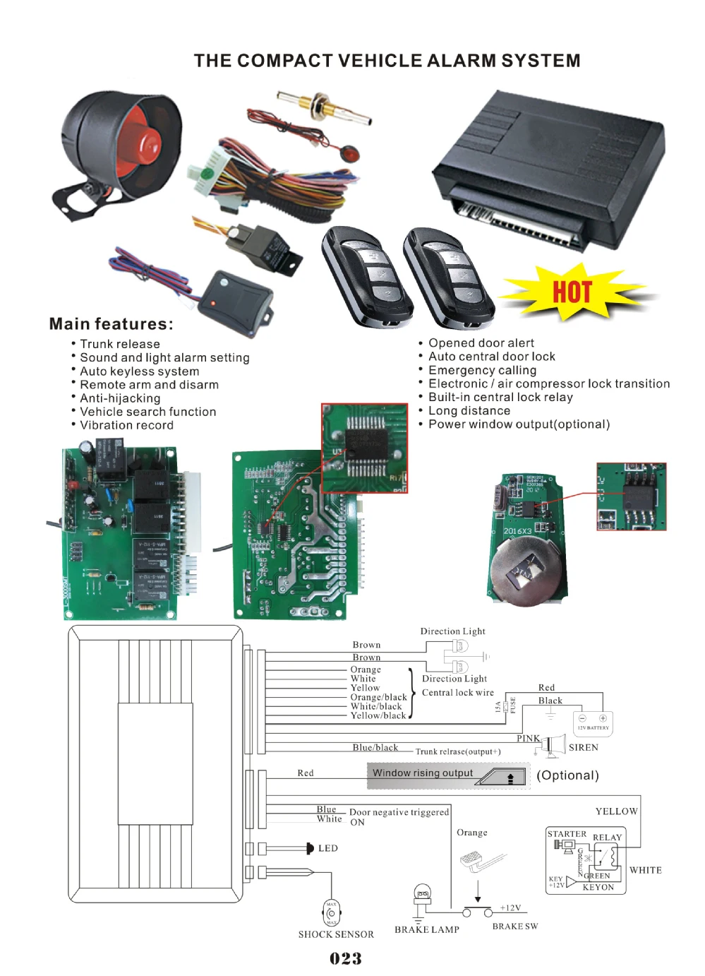 car alarm system схема подключения на русском языке