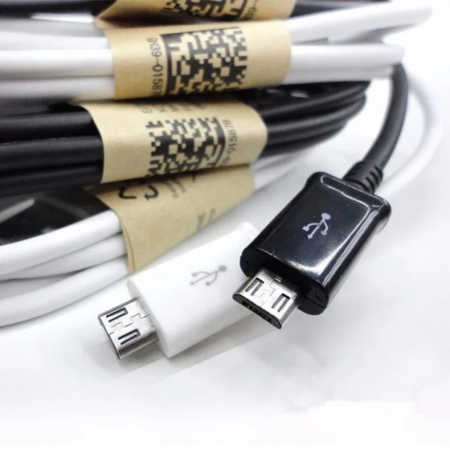 

Hot selling mini data charging micro usb cell phone charger cable for samsung galaxy s, Black , white