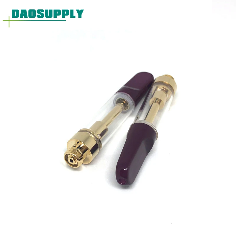 

Purple Ceramic Tip Ceramic Coil Gold 1ml Cbd Oil Vape Atomizer Wholesale