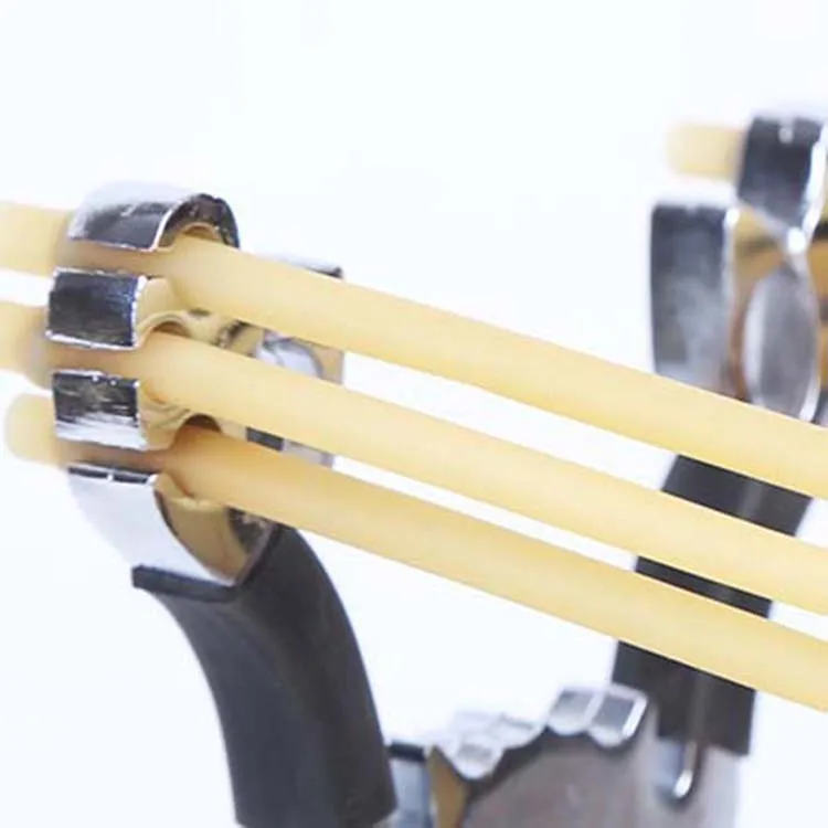 

Stainless Steel Lizard Slingshot Hunting Shooting Catapult with 5x Aiming Points, As picture