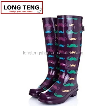 ladies rubber rain boots