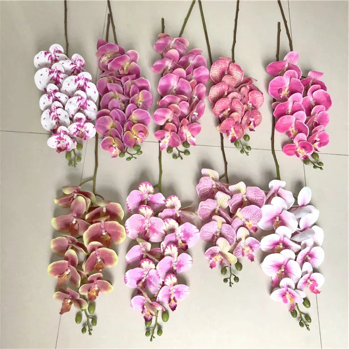 F1511 Wholesale Discount Wedding Decoration Artificial Orchid Stem