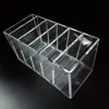 Cheap clear case tabletop storage acrylic rack DVD or CD counter display holder