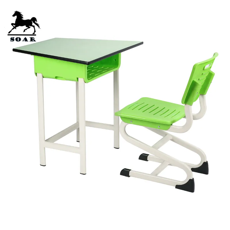 
New classroom desk and chairs / School library furniture / University lecture room table and chair 