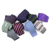 Different Color Knit Tie Pattern, Stripe Knit Tie