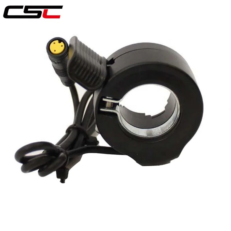 

CSC Ebike Thumb Throttle 130X 24/36/48/60/72V Finger Thumb Throttle Electric Bicycle Hub Drive Motor Parts For Bafang