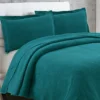 Factory Supply Multi Color Stone Washed Quilt Bedding Sets Soft Solid Bedspreads