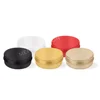 60ml / 2 oz aluminum tin with lid for cosmetic container with silver/black/white/ gloden/ red/ color aluminum can -60ml 6825mm