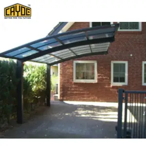 galvanized poles sun shade cantilever carport material