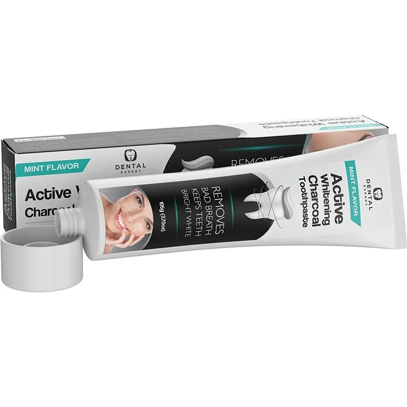 
Private Label Wholesale Activated Charcoal Teeth Whitening Toothpaste 