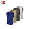 Wholesale Pockets Work Utility Travel Workwear Multi Pocket Vest for Mens