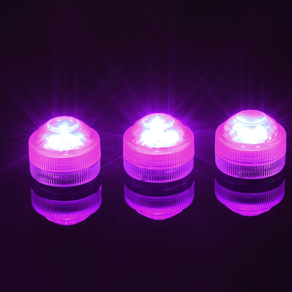 30 GREEN SUPER Bright Dual LED Tea Light Submersible Floralyte Party Wedding 