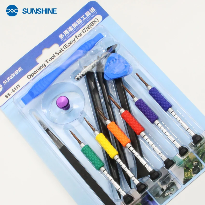 SS-5115  professional Pry Opening Screwdriver Set for iPhone 8