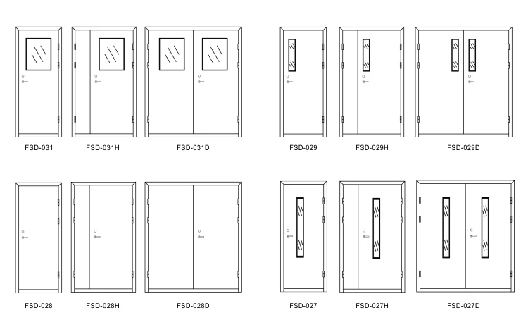 EN Standard Residential Used Commercial Fire-Proof Door Lowest Price Malaysia Fire Rated Doors