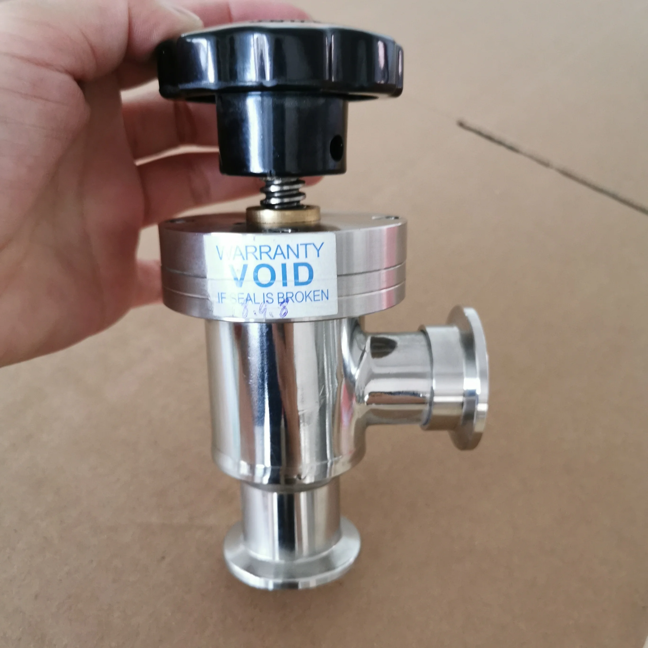 

wenzhou factory Stainless Steel KF25 right angle valve with plastic handle