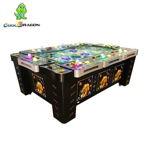Arcade fishing shooting game machine,3D fish hunter game table gambling machine