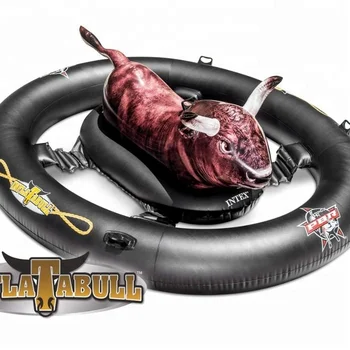 bull riding pool toy