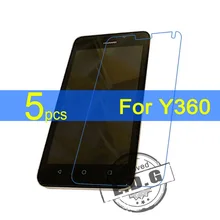 5pcs Ultra Clear LCD Screen Protector Film Cover For Huawei Y360 Protecto Film + cloth