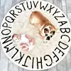 100% Cotton Round Carpet Learning ABC Kid Mat