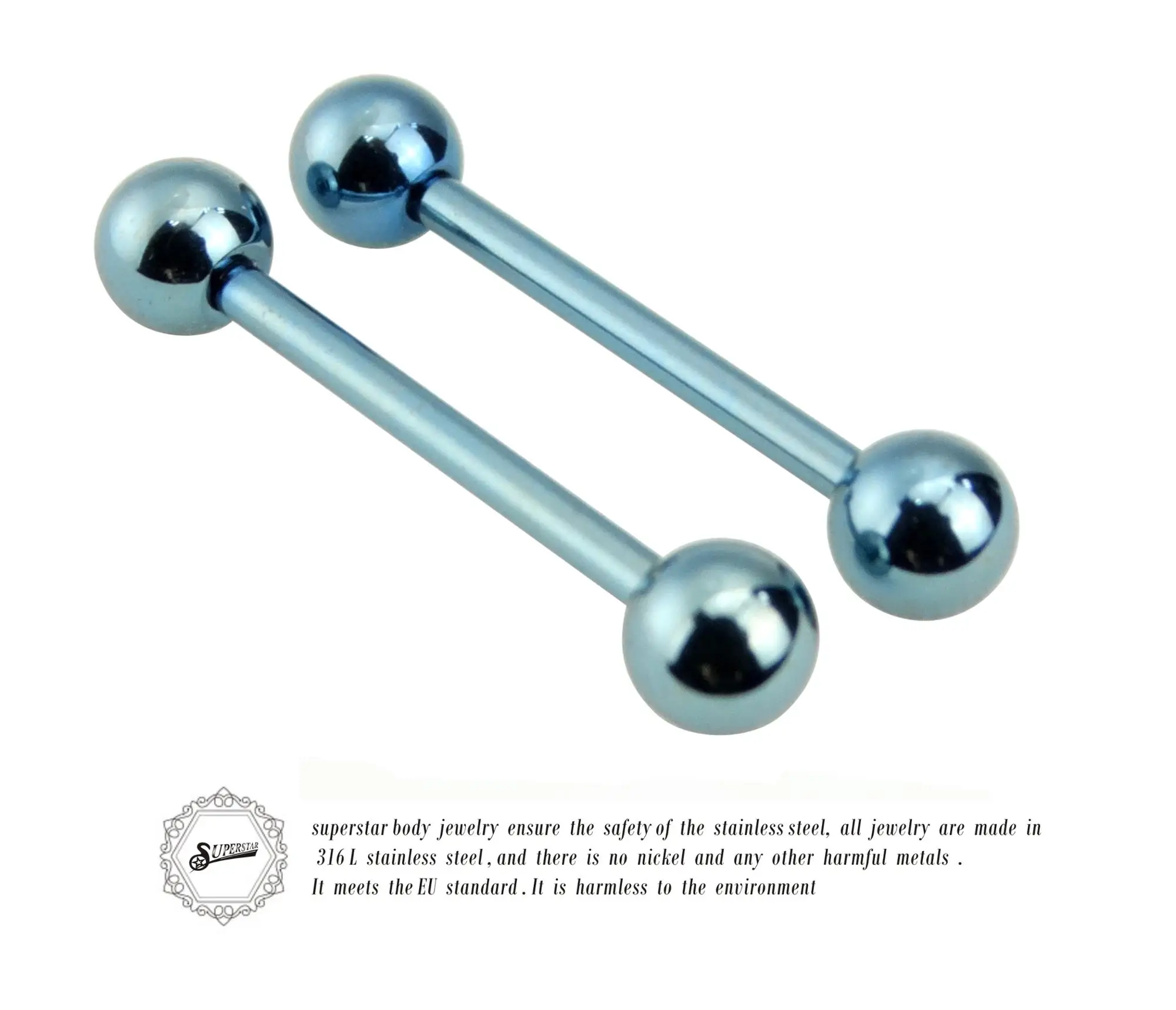 1 2 barbell tongue ring