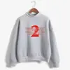 custom logo 3d digital printing Stranger Things 2 hoodies sweatshirt without hood