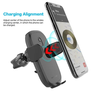 10W Fast Wireless Car Charger Phone Holder