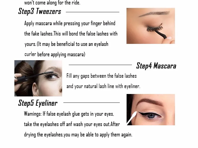 Natural long lasting 3d faux mink select false eye lashes 3d mink with lashes box/ case