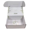 Custom printing foldable corrugated kraft paper cardboard apparel carton packaging shipping box