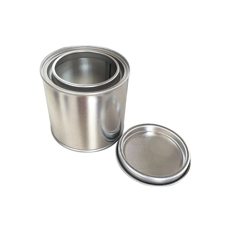 250ml Round Candle Metal Tin Cans With Lever Lid - Buy Round Tin Can 