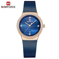 

New NAVIFORCE 5005 Women Luxury Brand Watch Simple Quartz Lady Waterproof Wristwatch Female Fashion Casual Watches Clock reloj m