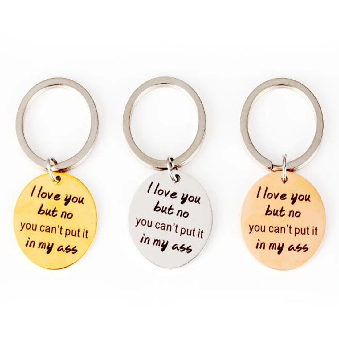 Boyfriend gift, I love you but no you can`t put it in my ass keychain I love you gift funy keychain