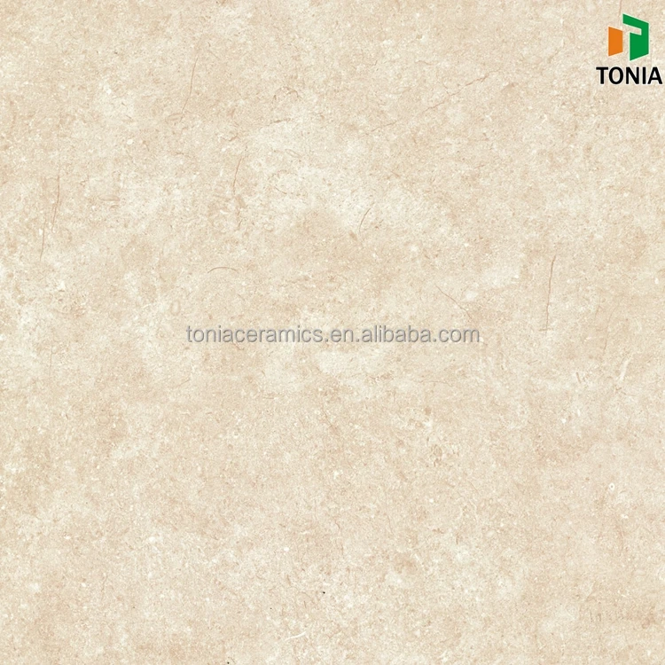 Beige Anti Slip Kasar porcelanato Lantai Pedesaan Ubin 
