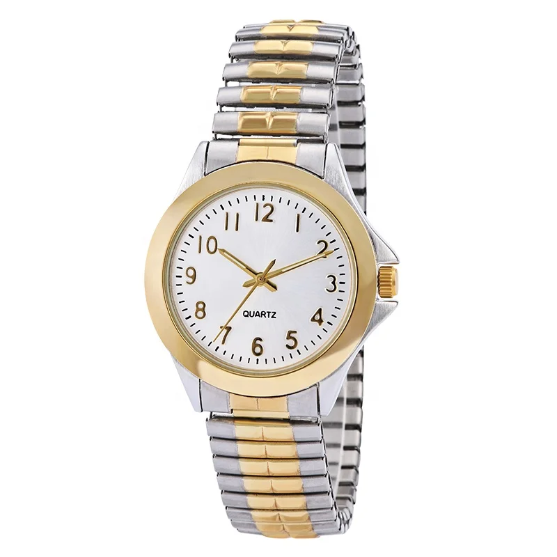 

oem lady waterproof bracelet watch, Silver/gold