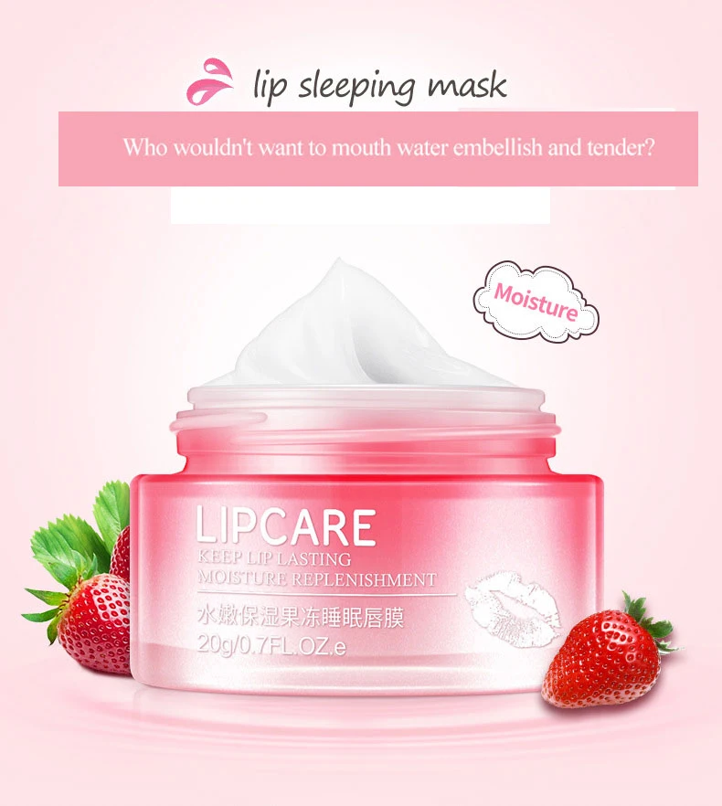 BIOAQUA Keep Lip Lasting Moisture Replenishement Lipcare Jelly Exfoliator Deep Hydrating Sleeping Lips Mask Anti-aging Skin Care