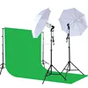 Photo Studio Kit Photography Studio Kit Photo Video Equipment 1.6*3 non-woven fabric Black White Green Background