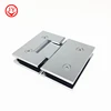 Brass square glass cut out hinge shower screen door hinge