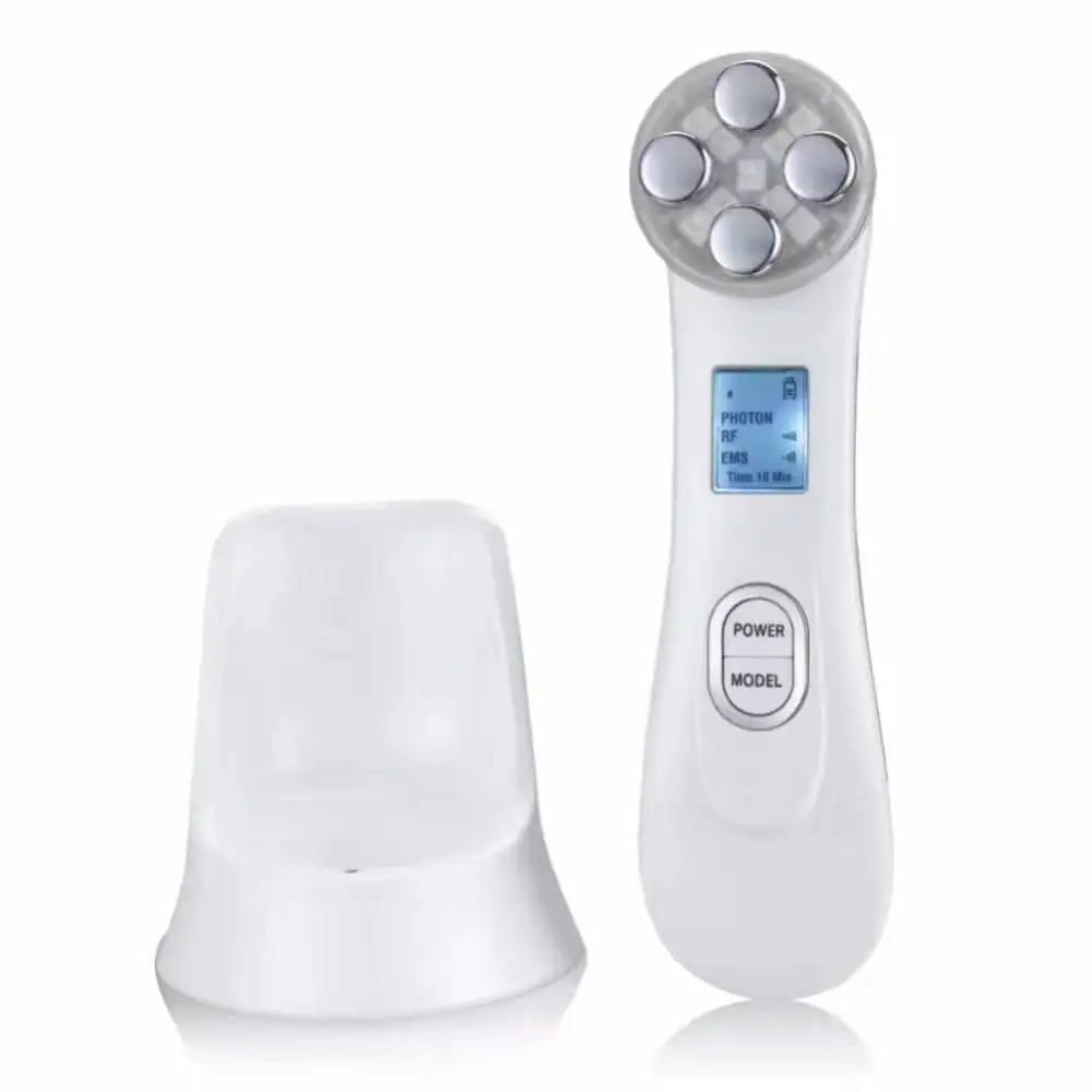 

EMS Electroporation RF LED bio light handheld photo facial beauty device & skin rejuvenation