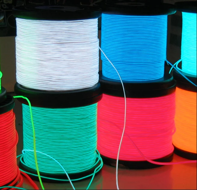 Control String Strip Rope Tube 1.4mm Thick TEAL Neon LED Light Glow EL Wire 