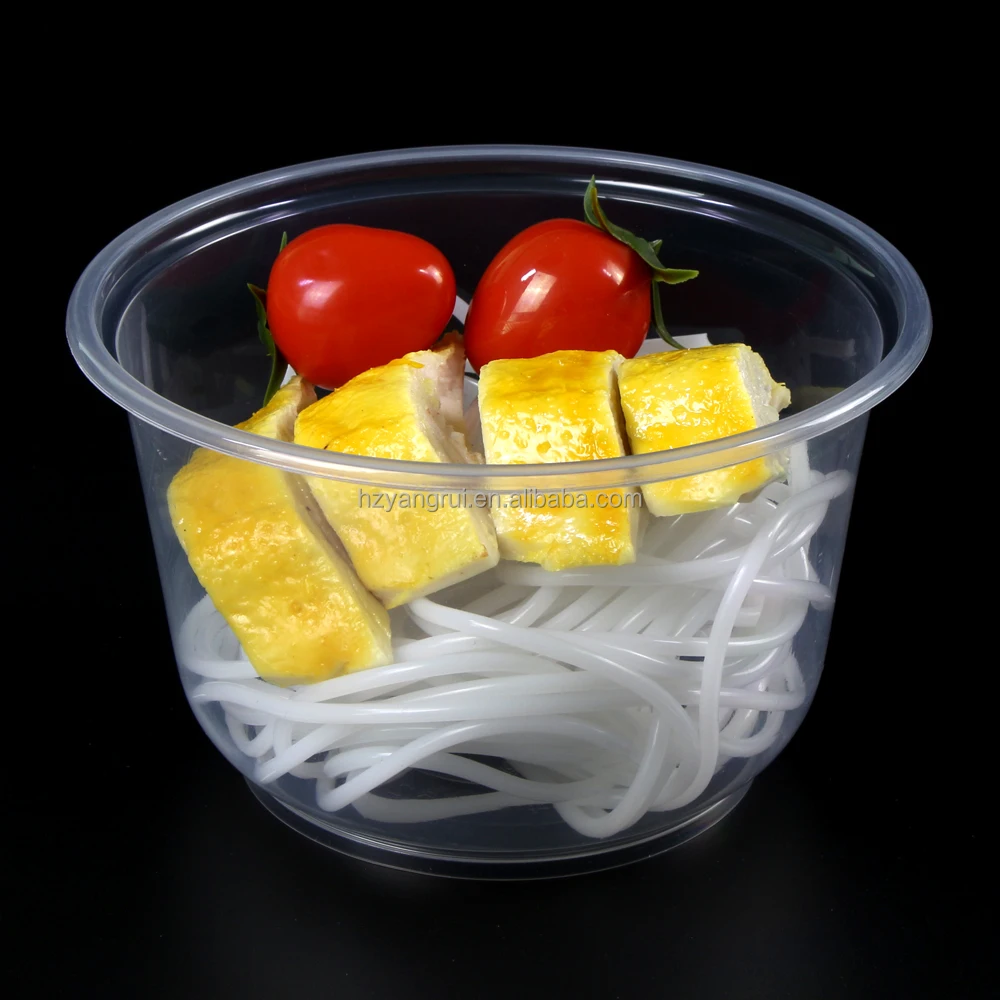 Disposable Plastic Microwavable Round Plastic Soup Bowl With Lid Buy