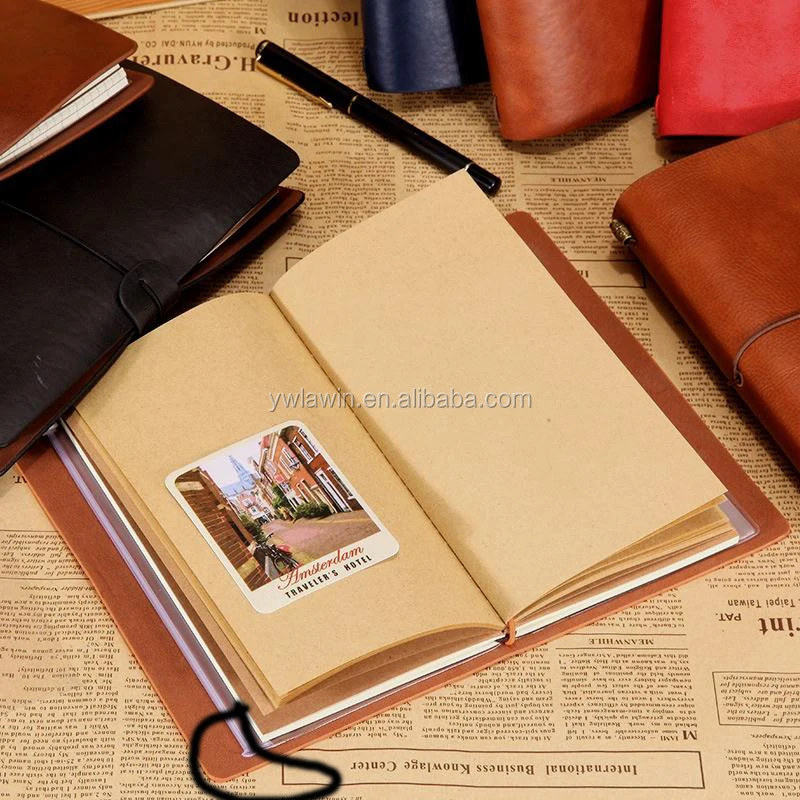 Details about   1 Pc Retro Spiral Notebook Diary Notepad Vintage Pirate Anchors Leather Note Boo